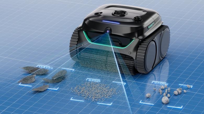 wybot c2 vision with graphic on items it can pick up